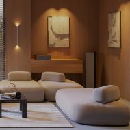 CHRIS Moderne Stab-Wandleuchte