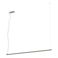 CHRIS lange moderne H�ngeleuchte Lange Linien-H�ngeleuchte 172 cm in Silver Coffee