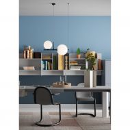 TELIS Moderne H�ngeleuchte mit Glaskugeln Moderne Kugelglasleuchte �ber Esstisch