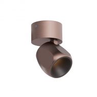 CHRIS Moderner LED Deckenspot schwenkbar Beweglicher dimmbarer Deckenspot Braun