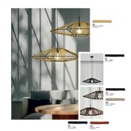 BASTO Gro�e H�ngeleuchte Ausf�hrungen der H�ngeleuchten - Kordelfarben.