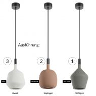 TERRA Outdoor-Pendelleuchte Au�enleuchte in drei Farben und Formen