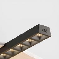 SONO H�ngeleuchte mit Akustikpanel Lange Linienleuchte mit PCB LED