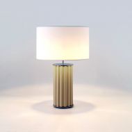 SONICA Moderne Tischstehleuchte Moderne Stehleuchte mit farbigen Keramik-Fu�.