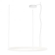 Gro�e wei�e Ring-H�ngeleuchte mit 93 cm Durchmesser Ringleuchte Durchmesser 93 cm.