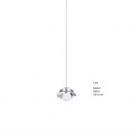 LABELL Glas-Pendelleuchte einzeln � 10 cm Pendel mit LED Modul