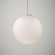 LABELL Glas-Pendelleuchte einzeln � 10 cm Kleine LED Pendelleuchte - Glas wei�.