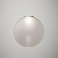 LABELL Glas-Pendelleuchte einzeln � 10 cm Kleine LED Pendelleuchte - Glas opal.