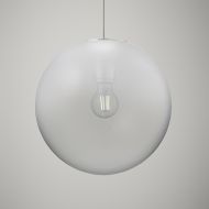 LABELL Glas-Pendelleuchte einzeln � 30 cm Pendelleuchte - Glas opal � 30 cm