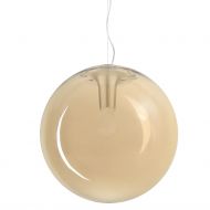 LABELL Glas-Pendelleuchte einzeln � 50 cm Pendelleuchte - Glas amber � 40 cm