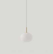 IRZO Moderne Design-Pendelleuchte mit Opalglas