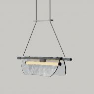 LISA Moderne Pendelleuchte mit besonderem Glasschirm
