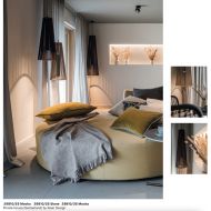 ISLA Lange H�ngeleuchte mit farbigem Schirm Kordel-Leuchte im Wohnzimmer (Hier die GU10 Version)