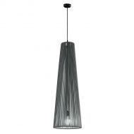 ISLA Lange H�ngeleuchte mit farbigem Schirm Gro�e Pendelleuchte - 110 cm langer Schirm.