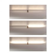 LUCILLA Lineare Wandleuchte Design-Wandleuchte: St�be um 180� drehbar.