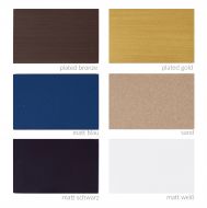 LOGICA Design-H�ngeleuchte Up&down gold/bronze Farben und Oberfl�chen der Designleuchte.