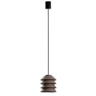 TOBA Designleuchte f�r Aussen TOBA Aussenleuchte Schirm Braun
