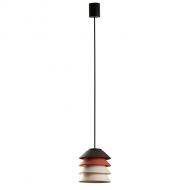 TOBA Designleuchte f�r Aussen TOBA Aussenleuchte Schirm Beige/Braun/Orange