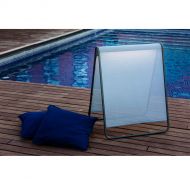 CADAQU�S Designleuchte f�r Aussen Hier der Schirm in Blau - passend zum Pool.
