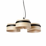WOODY 3-flammige Pendelleuchte aus Holz