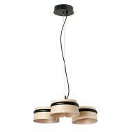 WOODY 3-flammige Pendelleuchte aus Holz 3-flammige H�ngeleuchte aus Holz