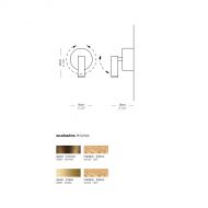 TUBI S Spot-Wandleuchte Wand-Spot f�r Beleuchtung am Bett.