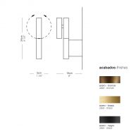 TUBI Spot-Wandleuchte beweglich Wand-Spot f�r Beleuchtung am Bett.