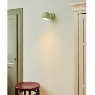 SERIO COLOR Kleine Wandleuchte Kugelkopf Moderne Flur-Wandleuchte in Gr�n.