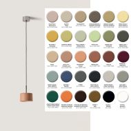 CORA Moderne H�ngeleuchte Keramik Kleine Pendelleuchte in vielen Farben.