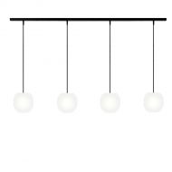 ACAIS 4-flammige Opalglas Pendelleuchte