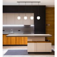 ACAIS 4-flammige Opalglas Pendelleuchte Moderne 4-flam. H�ngeleuchte von hoher Qualit�t.