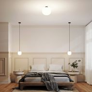 ACAI Hochwertige Deckenleuchte aus Glas Deckenleuchte Schlafzimmer