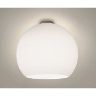 BALL Runde Deckenleuchte aus Glas Sanftes, warmwei�es Licht der Deckenlampe.