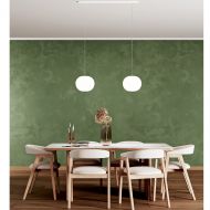 ACAIS 2-flammige Opalglas Pendelleuchte 2-flammige H�ngeleuchte, Schirm � 26