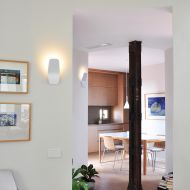 ASHIYA Moderne Alu-Wandleuchte Helle besondere Wandleuchte im Wohnzimmer