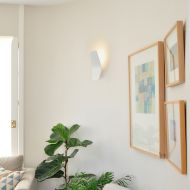 ASHIYA Moderne Alu-Wandleuchte Helle moderne Wandleuchte Wei�