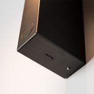 ONFIT Spot-Wandleuchte mit Schalter und USB USB-C Anschluss zum Laden von Handys ect.