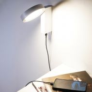 ONFIT Spot-Wandleuchte mit Schalter und USB Bewegliche Wandleuchte mit Schalter und USB-C