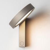 ONFIT Spot-Wandleuchte mit Schalter und USB Elegante Wandleuchte - Sandfarben.