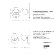 BILLAR Spot-Wandleuchte beweglich Wand-Spot f�r Beleuchtung am Bett.