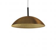 ZOCO Pendelleuchte aus Messing geh�mmert Ausf�hrung 1 - Messing-Pendelleuchte halbrund