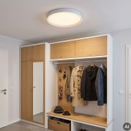OSTRO Flache LED Deckenlampe Auch zur Grundbeleuchtung f�r die Garderobe einsetzbar.