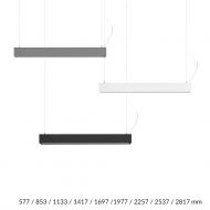 INFINITY AIR Linien-H�ngeleuchte 114cm Microprismatic in Wei� - Sonderangebot
