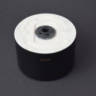 PILL Deckenleuchte aus Porzellan schwarz Rckseite der Porzellan Lampenhalterung.