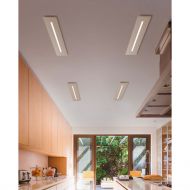 CENTRO LINO l�ngliche rechteckige LED Deckenleuchte Moderne Grundbeleuchtung der K�che.