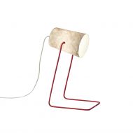 PAINT T NEBULA Designleuchte aus Italien Tischleuchte PAINT NEBULA Farbvariante Rot.