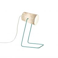 PAINT T NEBULA Designleuchte aus Italien Tischleuchte PAINT NEBULA Farbvariante Trkis.