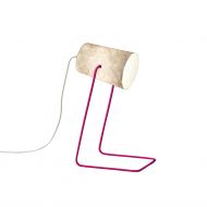 PAINT T NEBULA Designleuchte aus Italien Tischleuchte PAINT NEBULA Farbvariante Magenta.