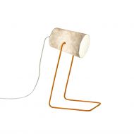 PAINT T NEBULA Designleuchte aus Italien Tischleuchte PAINT NEBULA Farbvariante Orange.