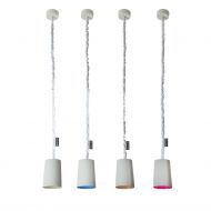 PAINT CEMENTO Kleine Hngeleuchte Zement Zeitgeme Pendelleuchte in Zementoptik mit leuchtenden Farbakzent.